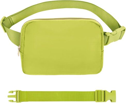VOROLO Clear Fanny Pack Crossbody Bag For Women And Men Belt Bag Gift For Women Bum Bag with Adjustable Strap for Sports Clear Yellow in Kuwait