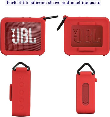 حقيبة حمل سيليكون بديلة من Hermitshell لجهاز JBL GO2 (أسود 2) in Saudi Arabia