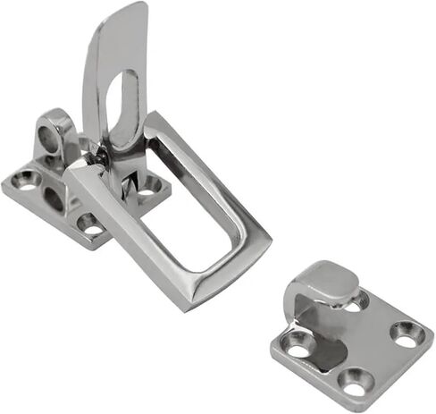 Boat Door Lock Latch Anti-Rattle 316 Stainless Steel Marine Hardware Lockable Hold Down Clamp Latch Fastener Clamp with Screws in Kuwait