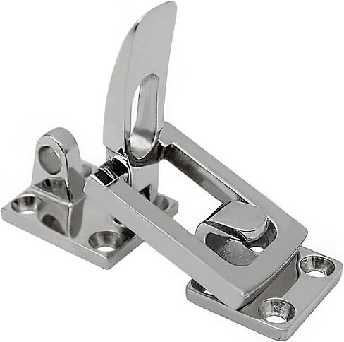 Boat Door Lock Latch Anti-Rattle 316 Stainless Steel Marine Hardware Lockable Hold Down Clamp Latch Fastener Clamp with Screws in Kuwait