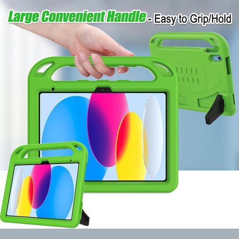 LTROP Kids Case for New iPad (A16) 11th Generation (11-inch, 2025)/ 10th Generation (10.9-inch, 2022) with Screen Protector, Durable Shockproof Handle Stand Cover Case for iPad 11th/ 10th Gen, Blue in Saudi Arabia