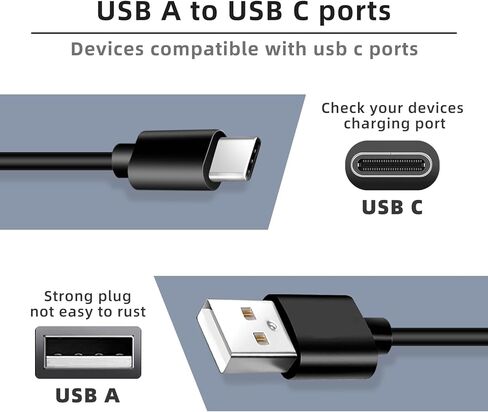شاحن USB C للأطفال اللوحي Android 10 11 12 13 14 جهاز لوحي، Kindle Paperwhite الجيل العاشر من الجيل الحادي عشر، إصدار Kindle Paperwhite Signature Edition 2021، جهاز Kindle Scribe اللوحي، جهاز Kindle Fire 7 HD 8 10 Plus اللوحي in Saudi Arabia