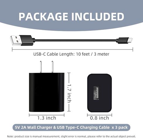 شاحن USB C للأطفال اللوحي Android 10 11 12 13 14 جهاز لوحي، Kindle Paperwhite الجيل العاشر من الجيل الحادي عشر، إصدار Kindle Paperwhite Signature Edition 2021، جهاز Kindle Scribe اللوحي، جهاز Kindle Fire 7 HD 8 10 Plus اللوحي in Saudi Arabia