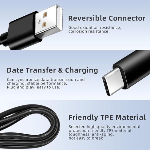 شاحن USB C للأطفال اللوحي Android 10 11 12 13 14 جهاز لوحي، Kindle Paperwhite الجيل العاشر من الجيل الحادي عشر، إصدار Kindle Paperwhite Signature Edition 2021، جهاز Kindle Scribe اللوحي، جهاز Kindle Fire 7 HD 8 10 Plus اللوحي in Saudi Arabia