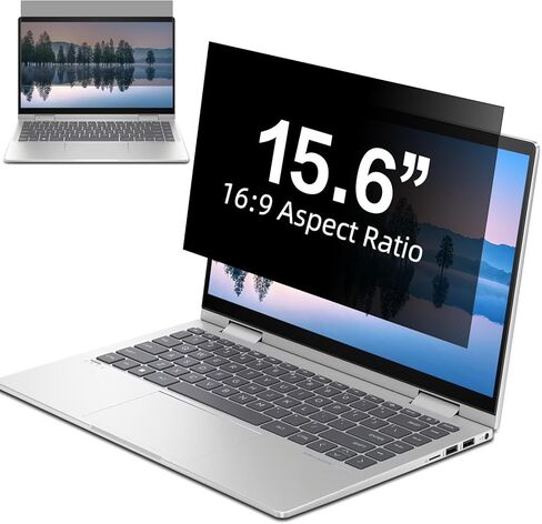 Laptop Privacy Screen 16 Inch, 16:9 Aspect Removable Anti Glare Blue Light Filter Protector, 16in Computer Monitor Privacy Shield for laptop in Saudi Arabia