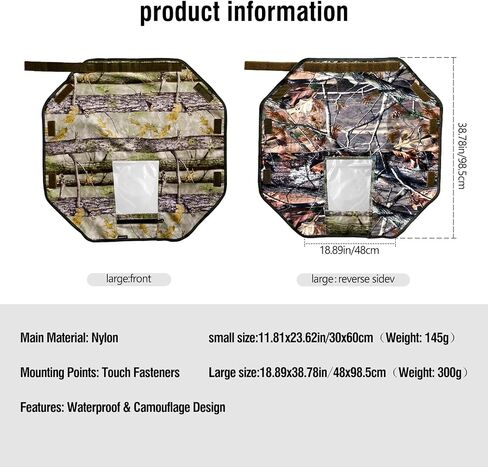 Camera Rain Cover with Openable Viewing Window & Strap Mountable Design,Waterproof Camera Raincoat Sleeve Protector(M) in Kuwait