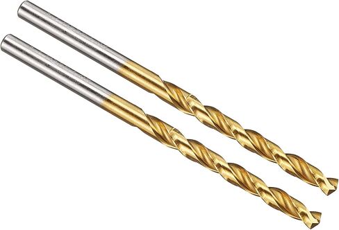 PATIKIL 3.9mm Drill Bit, M42 8% Cobalt High-Speed Steel Jobber Straight Shank 135° Titanium Nitride (TiN) Coated for Hard Metal Stainless Steel - 1 Pack in Kuwait