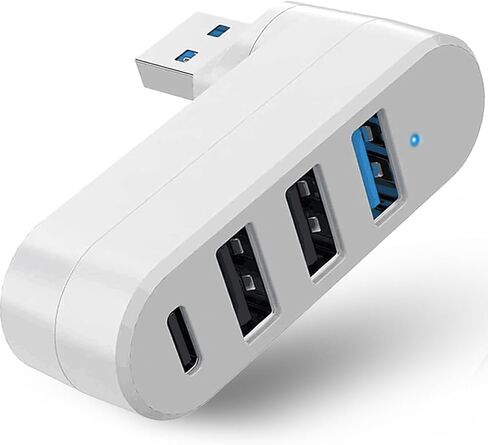 USB 3.0 Hub, VIENON Aluminium 3-Port USB Hub USB Splitter USB Expander for Laptop, Xbox, Flash Drive, HDD, Console, Printer, Camera,Keyborad, Mouse in Saudi Arabia