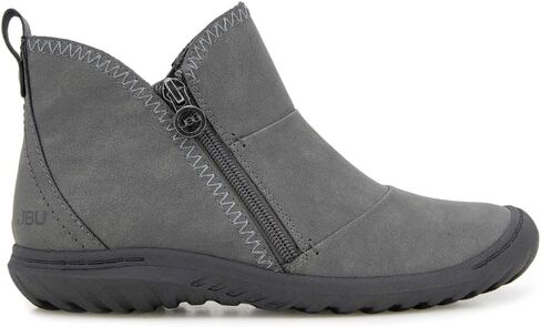 JBU Women's Piper Ruched Fashion Comfort Casual Water Resistant Ankle Boot in Saudi Arabia