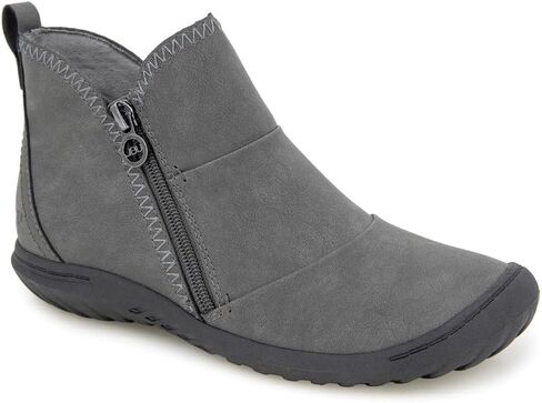 JBU Women's Piper Ruched Fashion Comfort Casual Water Resistant Ankle Boot in Saudi Arabia