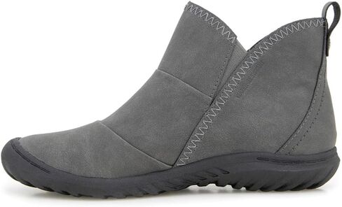JBU Women's Piper Ruched Fashion Comfort Casual Water Resistant Ankle Boot in Saudi Arabia