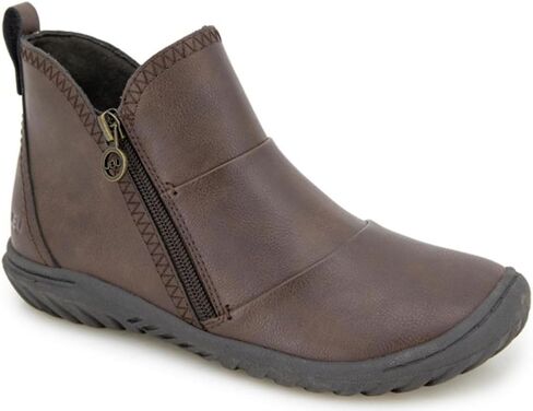 JBU Women's Piper Ruched Fashion Comfort Casual Water Resistant Ankle Boot in Saudi Arabia