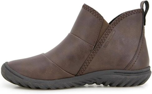 JBU Women's Piper Ruched Fashion Comfort Casual Water Resistant Ankle Boot in Saudi Arabia
