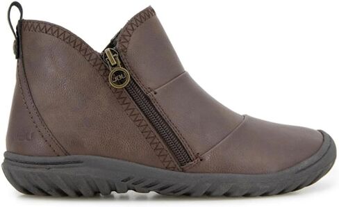 JBU Women's Piper Ruched Fashion Comfort Casual Water Resistant Ankle Boot in Saudi Arabia