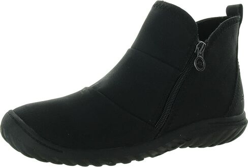 JBU Women's Piper Ruched Fashion Comfort Casual Water Resistant Ankle Boot in Saudi Arabia