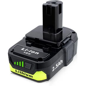Upgrade 2500mAh P102 Replacement for Ryobi 18V Battery Lithium ion ONE + 18-Volt Batteries P104 P105 P108 P103 P122