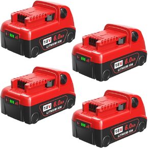 6.0AH 18V استبدال لـ MILWAUKEE M18 بطارية 4 حزمة متوافقة مع أدوات طاقة بطارية MILWAUKEE 18V