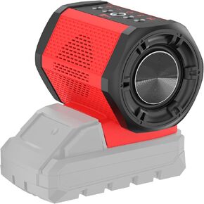 ohyes Bluetooth Speaker Fit for Milwaukee 18V Battery Packs for Jobsite, Camping & Workshop(Battery not Included)