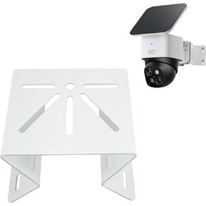 2 Pack Metal Mounting Corner Bracket for Security Camera, Stainless Steel Corner Mount Compatible with Eufy SoloCam S340 Surveillance Camera System for Outdoor and Indoor