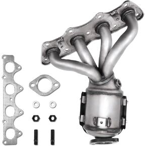 Catalytic Converter W/Gasket Kit Compatible with 2012 2013 2014 2015 2016 2017 Hyundai & Kia - Accent, 2012-2017 Veloster, 2012-2016 Rio, 2012-2014 Soul L4 1.6L, Direct-fit(EPA Compliant)