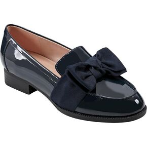 Bandolino Women's LINDIO Loafer, Navy Patent 402, 8 Wide