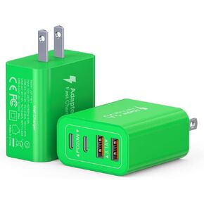 USB C Wall Charger, 100W 6-Port PD Fast USB C Charging Block,3USB C+3USB A Charging Station Hub Block Power Strip Adapter Plug Type C Cube Brick for iPhone 15/14/13/12/11/Pro Max,iPad,Samsung,Tablet