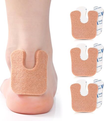 وسائد مسامير القدم، مزيلات مسامير القدم للقدمين، وسائد مسامير القدم ذاتية اللصق، واقيات مسامير القدم وتقليل الاحتكاك - شكل دائري، 10 ورقات (إجمالي 90 قطعة) in Kuwait