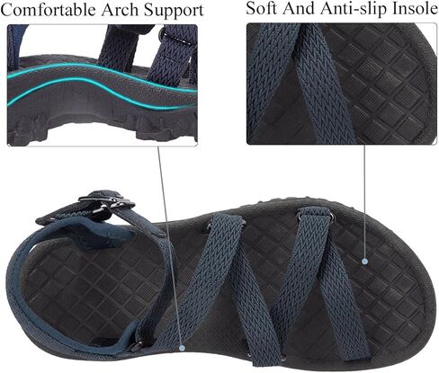 الصنادل الدعم للسيدات في Craven Crown Women's Sandals مقاومة للمريخ في الصنادل المريخ المائية. in Kuwait