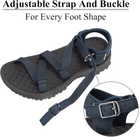 الصنادل الدعم للسيدات في Craven Crown Women's Sandals مقاومة للمريخ في الصنادل المريخ المائية. in Kuwait