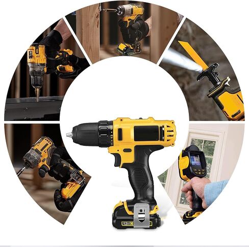 4 حزمة 3.0AH 12V MAX DCB120 بطارية متوافقة مع DEWALT 12V Lithium Battery DCB123 DCB127 DCB122 DCB124 DCB121 استبدال لبطاريات أدوات الطاقة 12 فولت مع حامل البطارية حامل البطارية in Saudi Arabia
