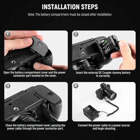 NEEWER D Tap to EN-EL15 Dummy Battery with Cable for V Mount Battery, Stable Continuous Power Supply for Nikon Z8 Zf Z6 Z6II Z7 II Z5 D850 D810 D810A D780 D750 D610 D500 D7500 D7200, VP-EP5B in Saudi Arabia