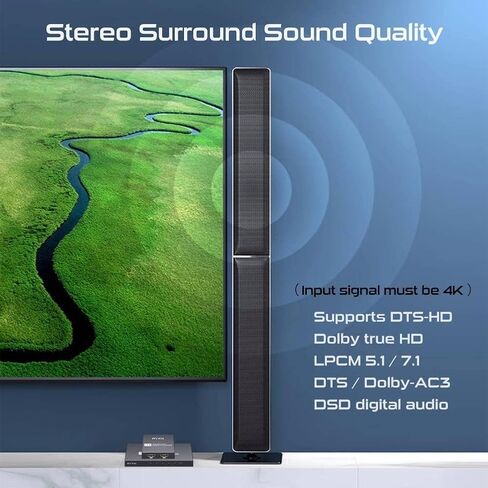 مقسم HDMI 2.0 1 في 4 مخرج 4K 60 هرتز، مقسم HDMI 1x4 يدعم تجاوز HDCP، Dolby Atmos، YUV 4:4:4، HDCP 2.3، EDID، LPCM 7.1، متوافق مع PS5/4/3، Xbox، Roku، Apple TV، Fire عصا، مشغل بلو راي in Saudi Arabia