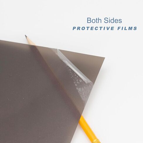 A4 PVC Flexible Plastic Sheets, 10Pcs 0.3mm Thick A4 Size, Transparent DIY Crafts Film(Blue) in Kuwait