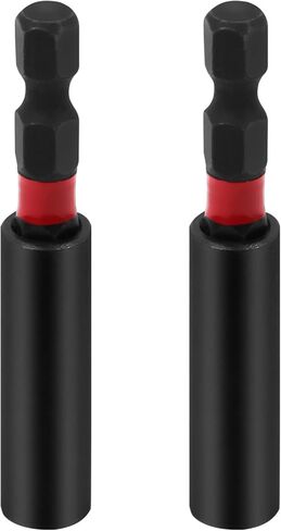 Impact Duty Srewdriver Drill Driver Strong Magnetic Bit Holders 1/4 Inch Hex Shank with Storage Box(2-Pack) in Kuwait