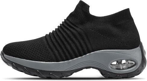 STQ Walking Shoes Women Slip on Sneakers Comfortable Ladies Work Nursing | Arch Support & Cushion Sock Shoes for Daily Wear, Lightweight Breathable Mesh for Jogging, Travel, Teacher & All-Day in Saudi Arabia