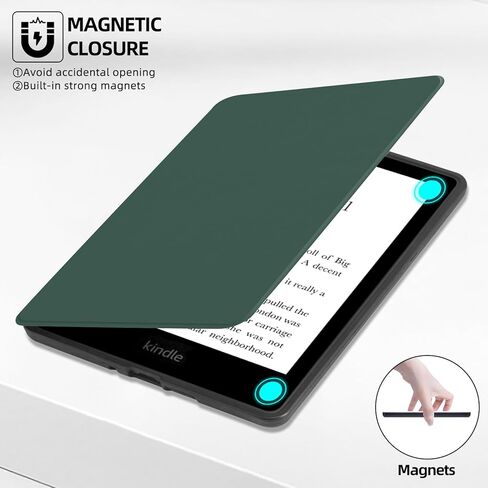 MOROCK Case for All-New 6.8" Kindle Paperwhite and Paperwhite Signature Edition (11th Generation, 2021 Released), Premium Lightweight PU Leather Cover with Hand Strap, Auto Sleep/Wake, Oat Coffee in Kuwait