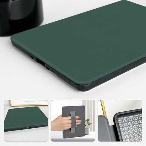 MOROCK Case for All-New 6.8" Kindle Paperwhite and Paperwhite Signature Edition (11th Generation, 2021 Released), Premium Lightweight PU Leather Cover with Hand Strap, Auto Sleep/Wake, Oat Coffee in Kuwait