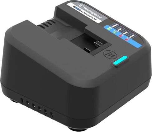 Westinghouse W20V2AMP 20 Volt 2 Amp Fast Charger, 120V, Universal 20V Lithium-ion Battery Charger, Compatible 20V Batteries (W20V2AH, W20V4AH, W20V5AH) in Saudi Arabia