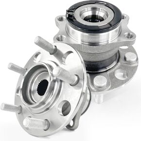 Pair 515036 4WD/AWD Front Wheel Bearing Hub Assembly Compatible with Cadillac Escalade EXT ESV, Chevy Avalanche Express Silverado Suburban 1500 2500 Tahoe, for GMC Savana Sierra Yukon XL, 6 Lug w/ABS