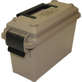 MTM AC30T-35 Ammo Can Tall | 30-Caliber | Holds up to 15 pounds of Ammo or Gear | Heavy-Duty Dual Latching System | Rugged Polypropylene Plastic | O-Ring Seal System, Water Resistant | Orange