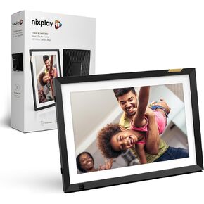Nixplay WiFi 10.1" Touch Screen Digital Picture Frame I Easy Set Up I Create Family Shared Playlists I Perfect Digital Picture Frame for Gifting I Securely Share Photos/Videos via Email or App