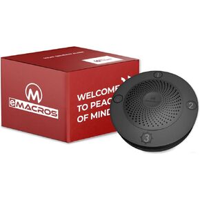 eMACROS 1/2 Mile Long Range Solar Wireless Driveway Alarm Outdoor Weather Resistant Motion Sensor & Detector-Security Alert System-Monitor & Protect Outside Property