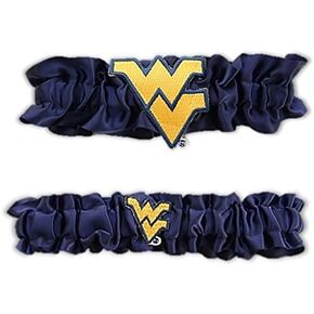 مجموعة Divine Creations NCAA One to Keep، One to Throw Satin Garter