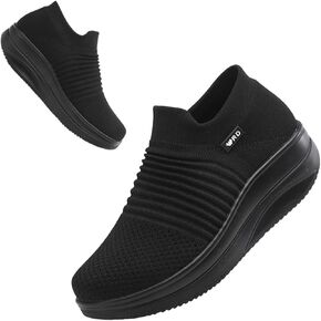 Walking Shoes for Women Slip On Nurse Slip Resistant Work Sock Sneakers Food Service Platform Comfortable Weight Light