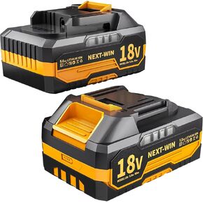 2 Pcs Replacement Battery for Makita 18v 5.0Ah Battery, Compatible with 18v BL1860 BL1820 1830B 1840B 1850B Rechargeable, Suitable for Makita 18V Tools (Blue)