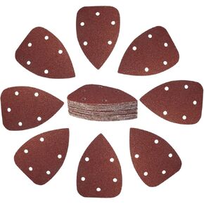 25 PCS 240 Wit Mouse Detail Sander Sander ، 5 Hole Detail Sanding Pads for Palm Sander ، Hook and Loop Mouse Santpaper Pads Sander fads for Sanding Folishing in Kuwait