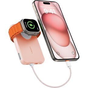 VEGER Portable Charger with Built in Cable(Removable), 10000mAh Mini Power Bank Battery Pack, PD 20W Fast Charger Travel Accessory Compatible with iPhone 15/14/13 Pro Max, Sumsang, Apple Watch-Purple