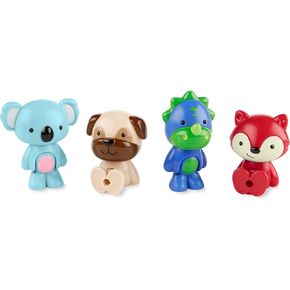Skip Hop Toddler Cause & Effect Toy for Toddlers 2+, Car Plane Toy with Monkey Figurine, Zoo Crew