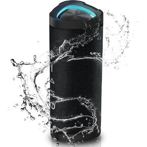 Vanzon Bluetooth Speakers, V40 Portable Wireless Speaker V5.0, IPX7 Waterproof Speaker with 24W Stereo Sound, 24H Playtime and TWS, Suitable for Party,Travel, Home
