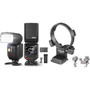 NEEWER Z880-S 2.4G 76Ws TTL Camera Flash Speedlite Compatible with Sony, Upgraded UI, Adjustable Modeling Lamp, TTL/M Quick Switch TCM Key, Rotatable Collar Mount Plate for Sony Alpha 7R IV Included